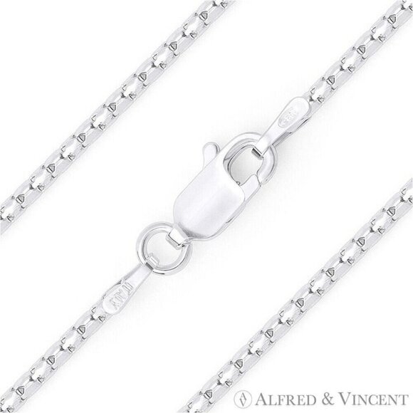 1.5mm Coreana Link Italian Chain Necklace in .925 Sterling Silver - 18" - Picture 1 of 2